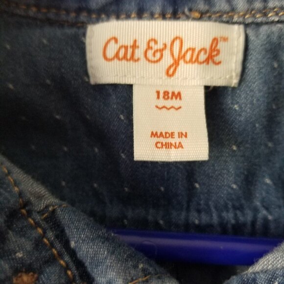 Cat & Jack Denim Shirt 18 Months 🐥 - Picture 5 of 5